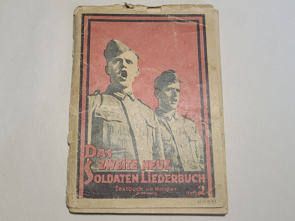 Original German Soldier's Song Book Volume 2